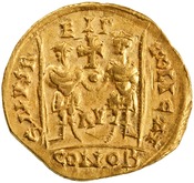 reverse of Anthemius RIC X 2877