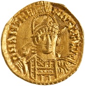 obverse of Anthemius RIC X 2824