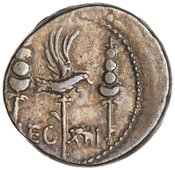 reverse of Roman Republic RRC 544/27