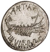 obverse of Roman Republic RRC 544/19