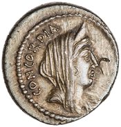 obverse of Roman Republic RRC 494/42a