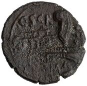 reverse of Roman Republic RRC 201/5