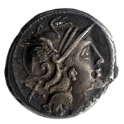 obverse of Roman Republic RRC 197/1