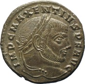 obverse of Maxentius RIC VI 121A