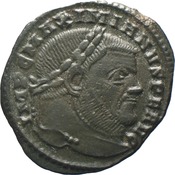 obverse of Maxentius RIC VI 92