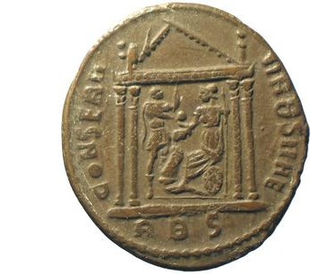 reverse of Maxentius RIC VI 213