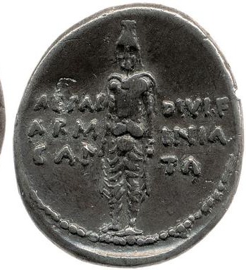 reverse of Augustus RIC I² 307