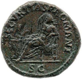 reverse of Vitellius RIC I² 175
