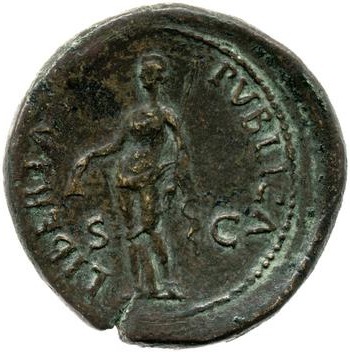 reverse of Vespasian RIC II 137
