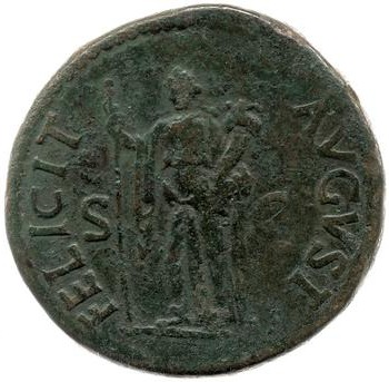 reverse of Titus RIC II 142