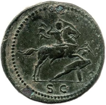 reverse of Domitian RIC II 529
