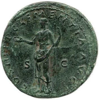 reverse of Hadrian RIC II 1260
