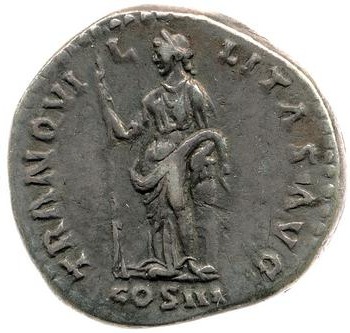 reverse of Hadrian RIC II 968
