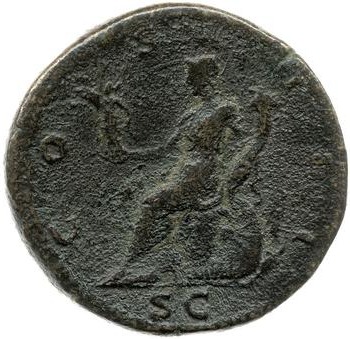 reverse of Hadrian RIC II 873