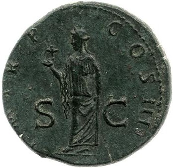reverse of Hadrian RIC II 679