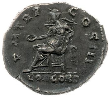 reverse of Hadrian RIC II 554