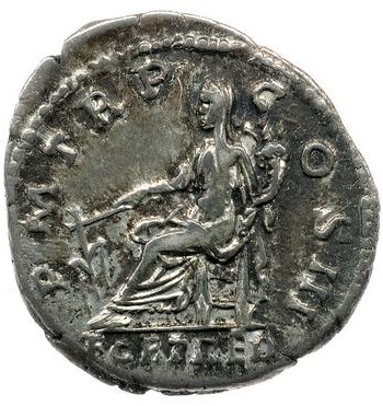 reverse of Hadrian RIC II 502