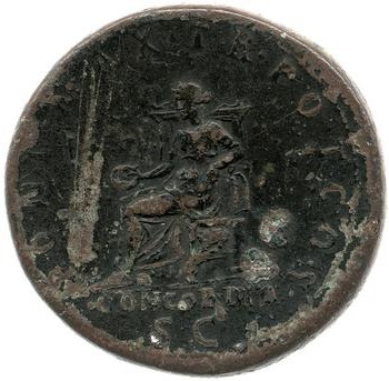 reverse of Hadrian RIC II 71