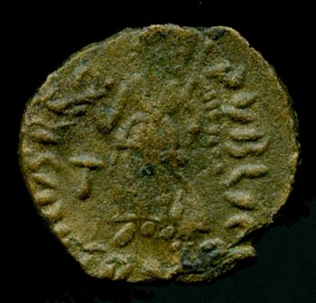 reverse of Valentinian III RIC X 2111