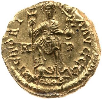 reverse of Valentinian III RIC X 2025
