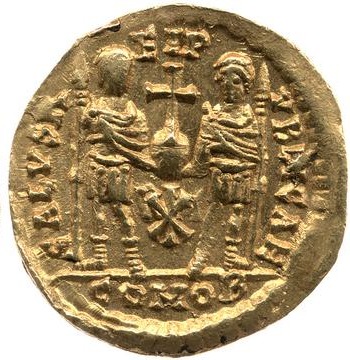 reverse of Anthemius RIC X 2816